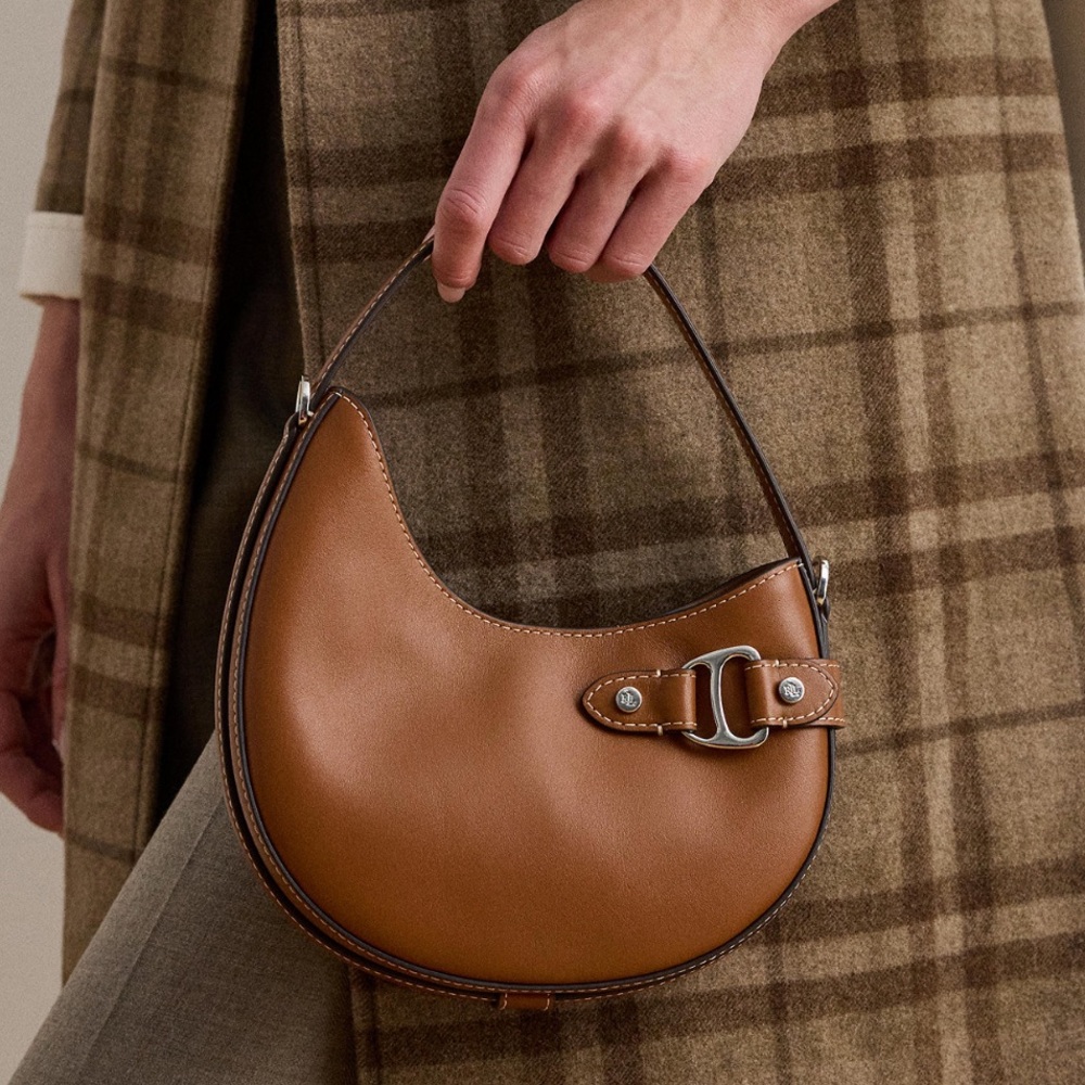Lauren Ralph Lauren Leather Small Tasha Crossbody